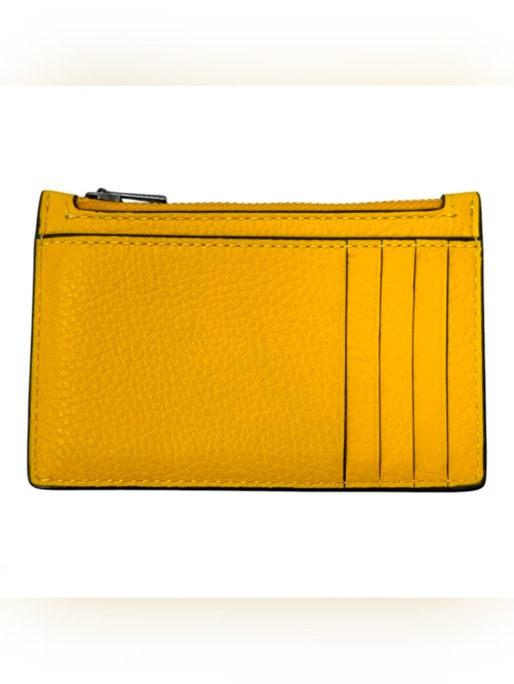 COACH Zip Card Case With Trompe L'oeil Print - Picture 2 of 3
